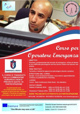 Corso Operatore Emergenza - Forensics Group